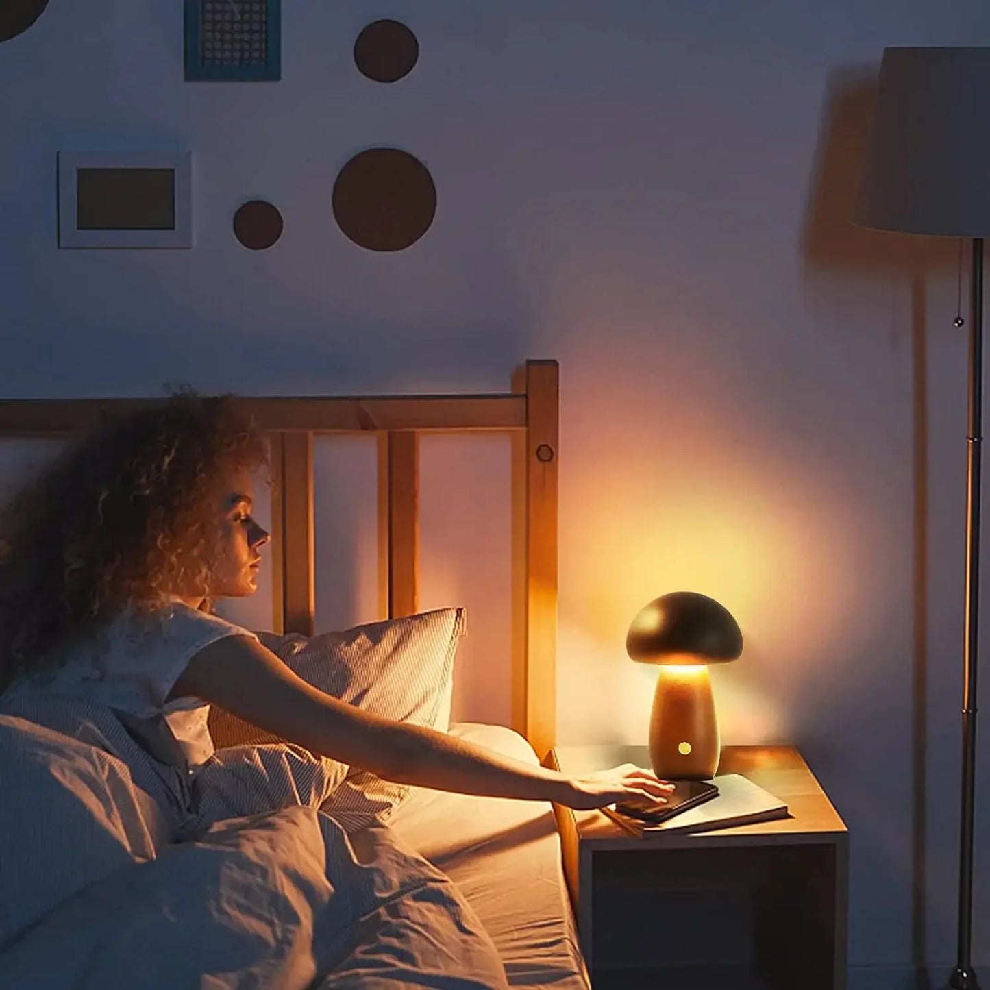 Soft, Warm Glow Mushroom Night Light