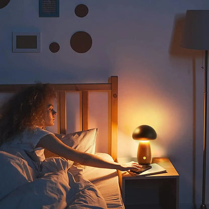 Soft, Warm Glow Mushroom Night Light