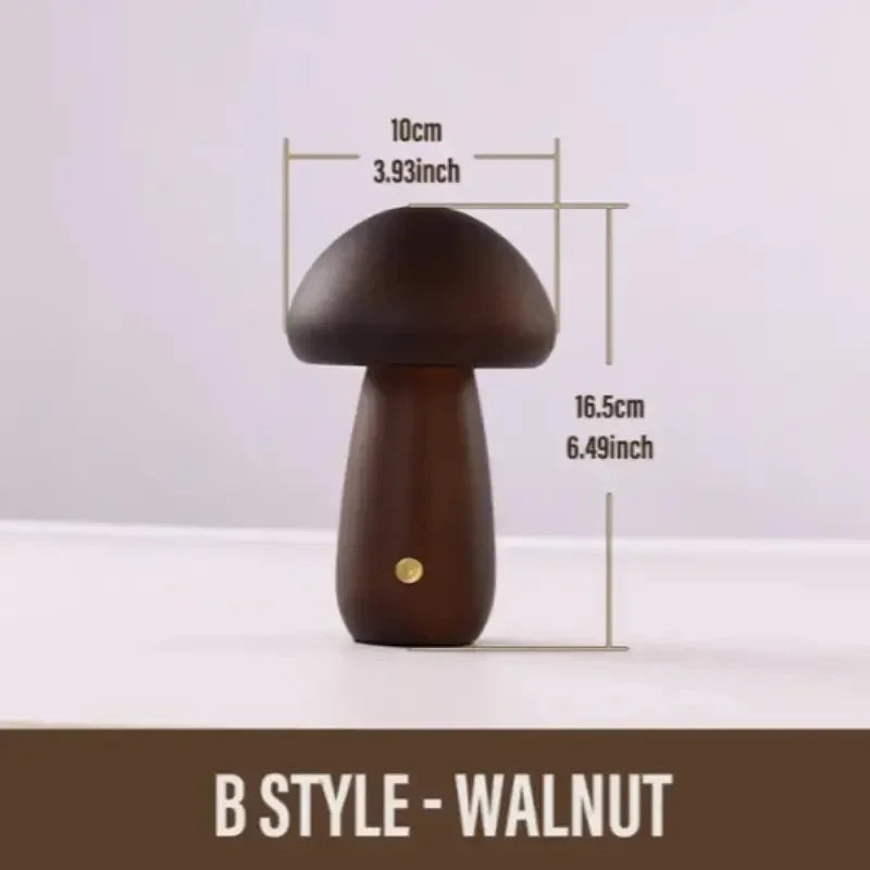 Soft, Warm Glow Mushroom Night Light