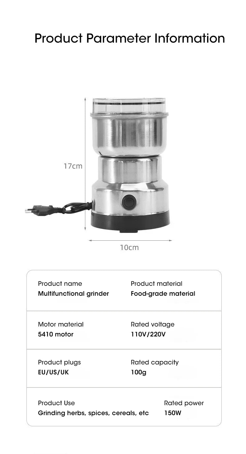 Powerful Mini Electric Grinder